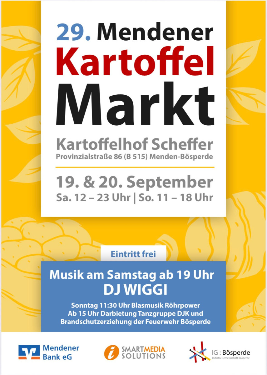 Kartoffelmarkt in Bösperde