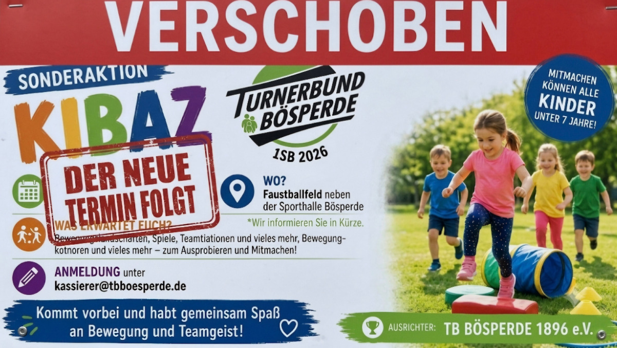 Kibaz beim Aktionswochenende verschoben !!TERMIN FOLGT!!